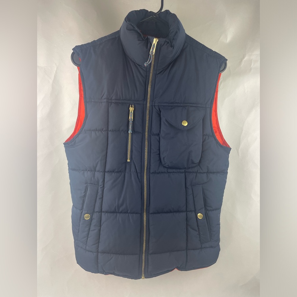 Goodiellow & co Puffer Blue Vest Sz Small
